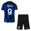 Camisola Inter de Milão Thuram 9 Criança Equipamento Principal 2023-24 Manga Curta